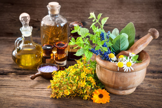 Combination of Ayurvedic Oils for Natural Skincare