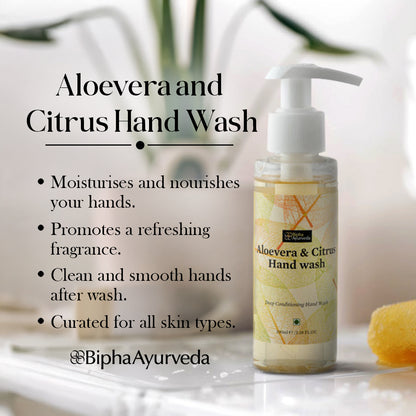 Aloevera and Citrus Hand Wash - 90 ml