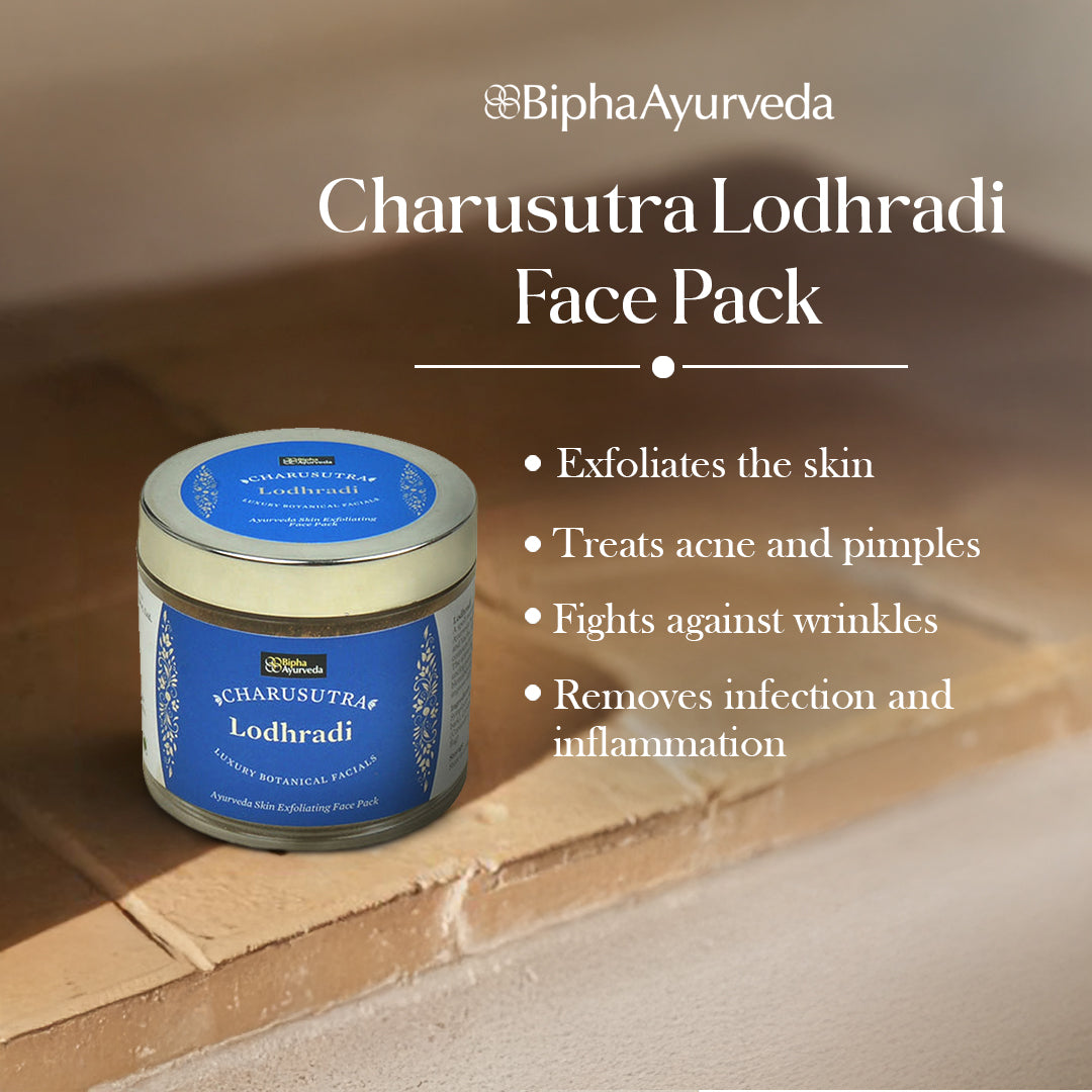 Charusutra Lodhradi - Ayurveda Skin Exfoliating Face Pack