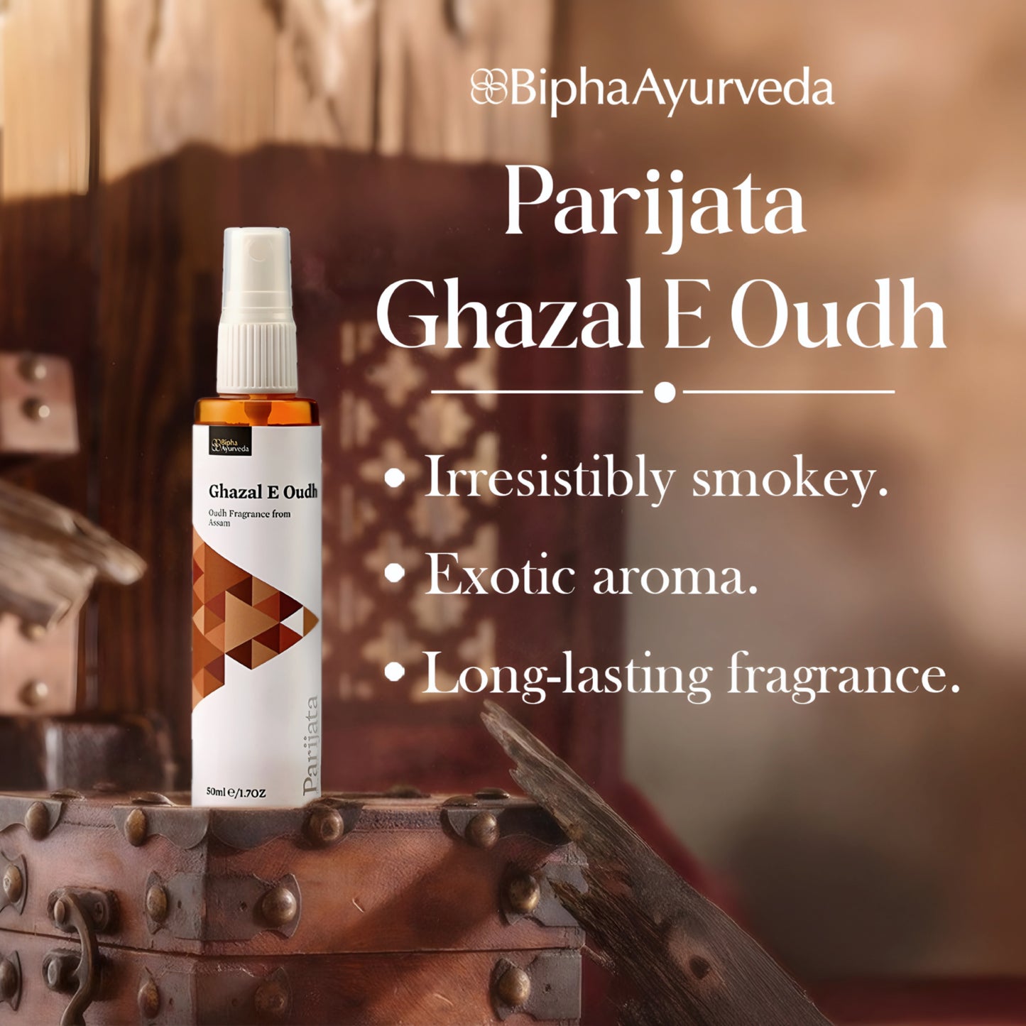 Parijata Ghazal E Oudh-Black Gold of Assam Forests 50 ml