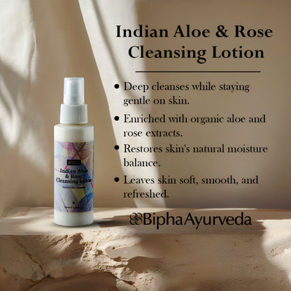 Indian Aloe & Rose Cleansing Lotion