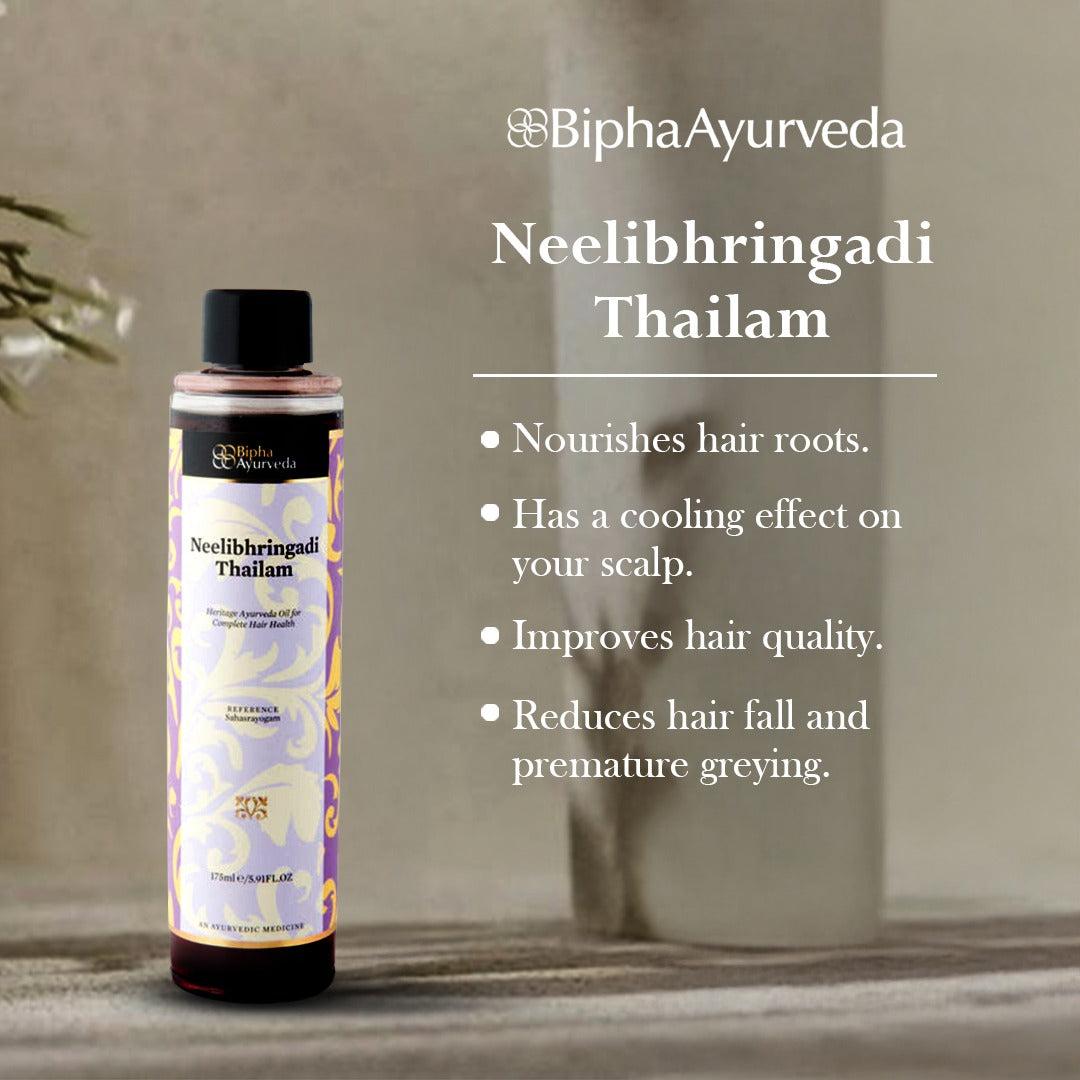 Neelibringhadi Thailam- Ayurveda hair oil for long and lustrous hair 175 ml