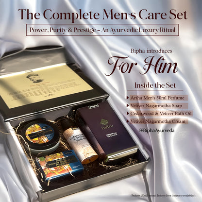 "For Him" – Luxurious 4-Product Grooming & Wellness Gift Set For Men