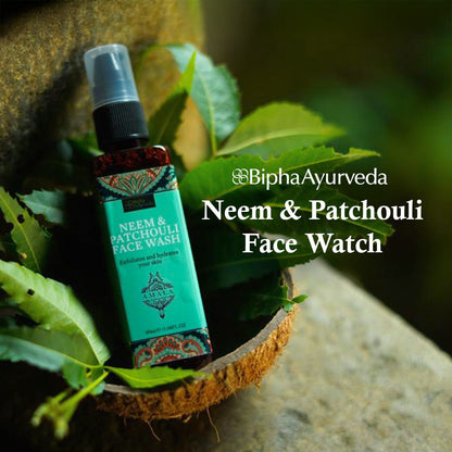 Neem & Patchouli Face Wash-Protects and hydrates your skin 90 ml