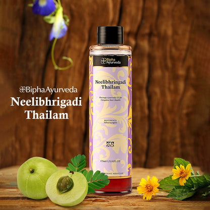 Neelibringhadi Thailam- Ayurveda hair oil for long and lustrous hair 175 ml