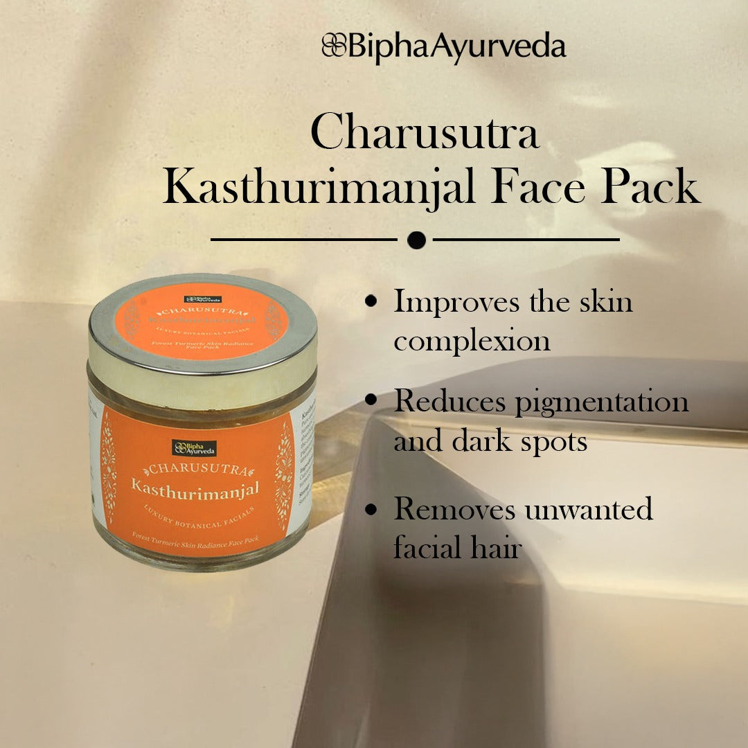 Charusutra Kasthurimanjal -  Forest Turmeric Skin Radiance Face Pack