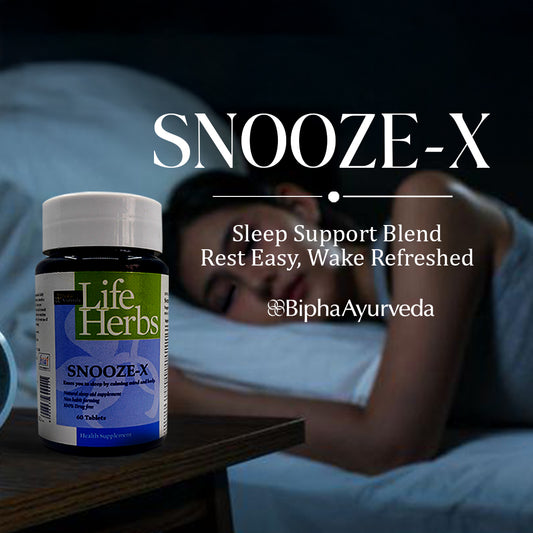 Snooze-X Veg Capsule- Herbal Supplement for Good Sleep