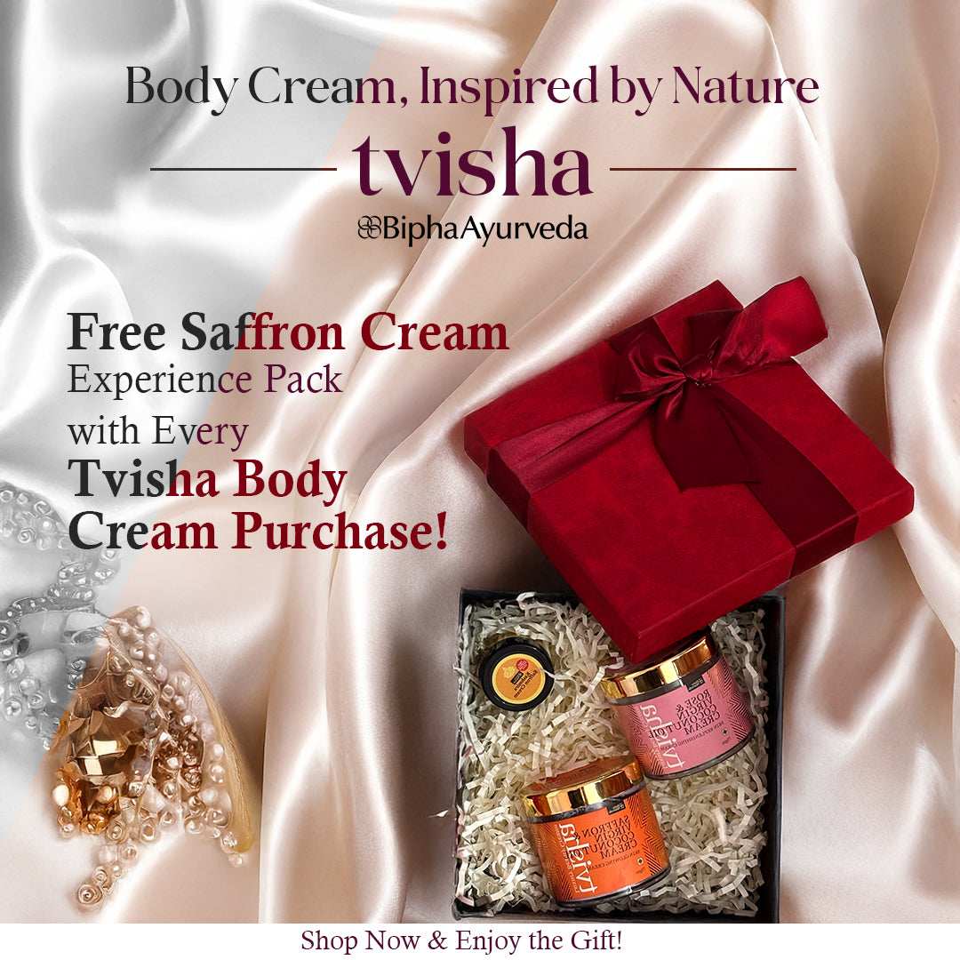 Tvisha - Saffron & Virgin Coconut Oil Cream - Skin Glowing Night Cream 75 gm