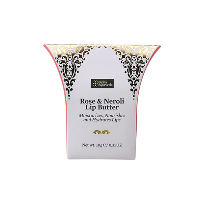 Rose & Neroli Lip Butter - Moisturizes, Nourishes and Hydrates Lips 10 gm