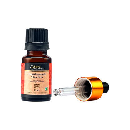 Kumkumadi Thailam-Ayurvedic Beauty Serum for Radiant Skin.Made from Pure concentrated Kashmir saffron & other exotic herbs to enhance skin tone-10 ml