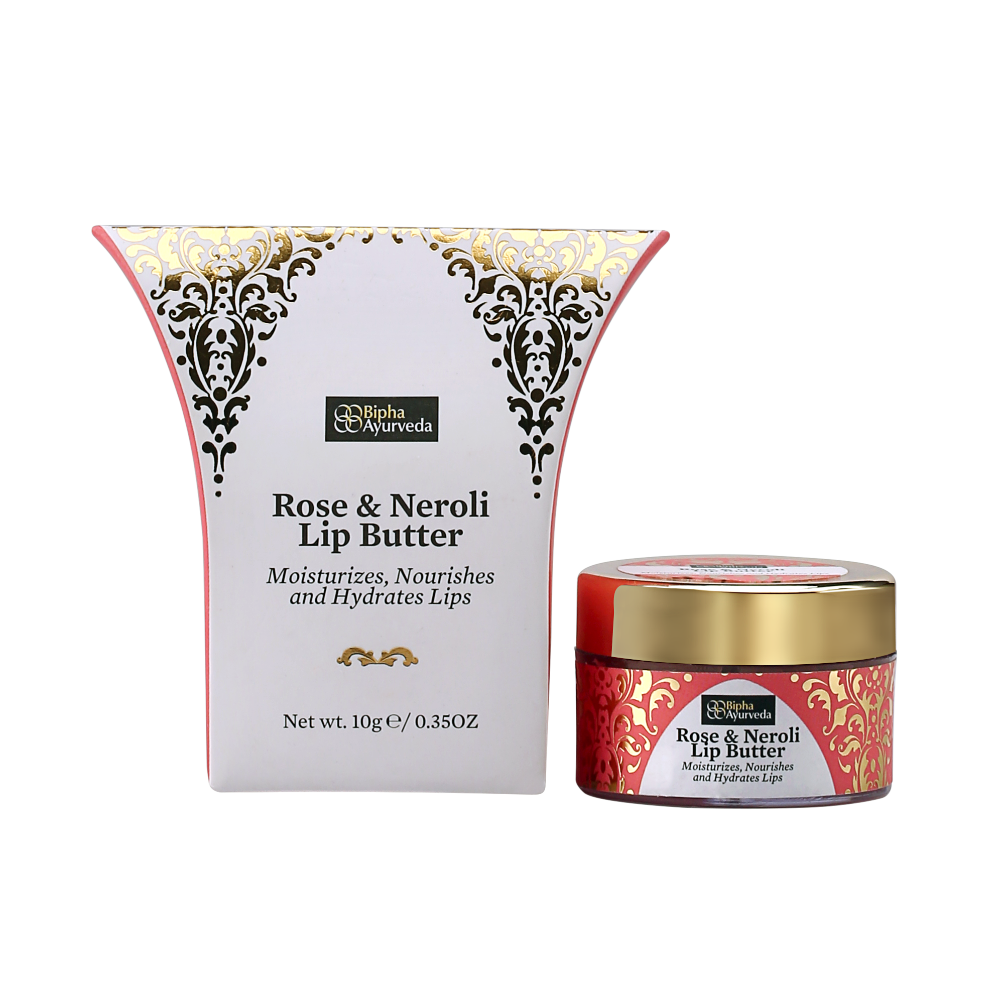 Rose & Neroli Lip Butter - Moisturizes, Nourishes and Hydrates Lips 10 gm