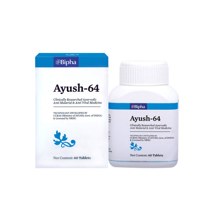 Ayush-64 Clinically Researched Ayurvedic Anti Malarial & Anti Viral Medicine-60 tablets
