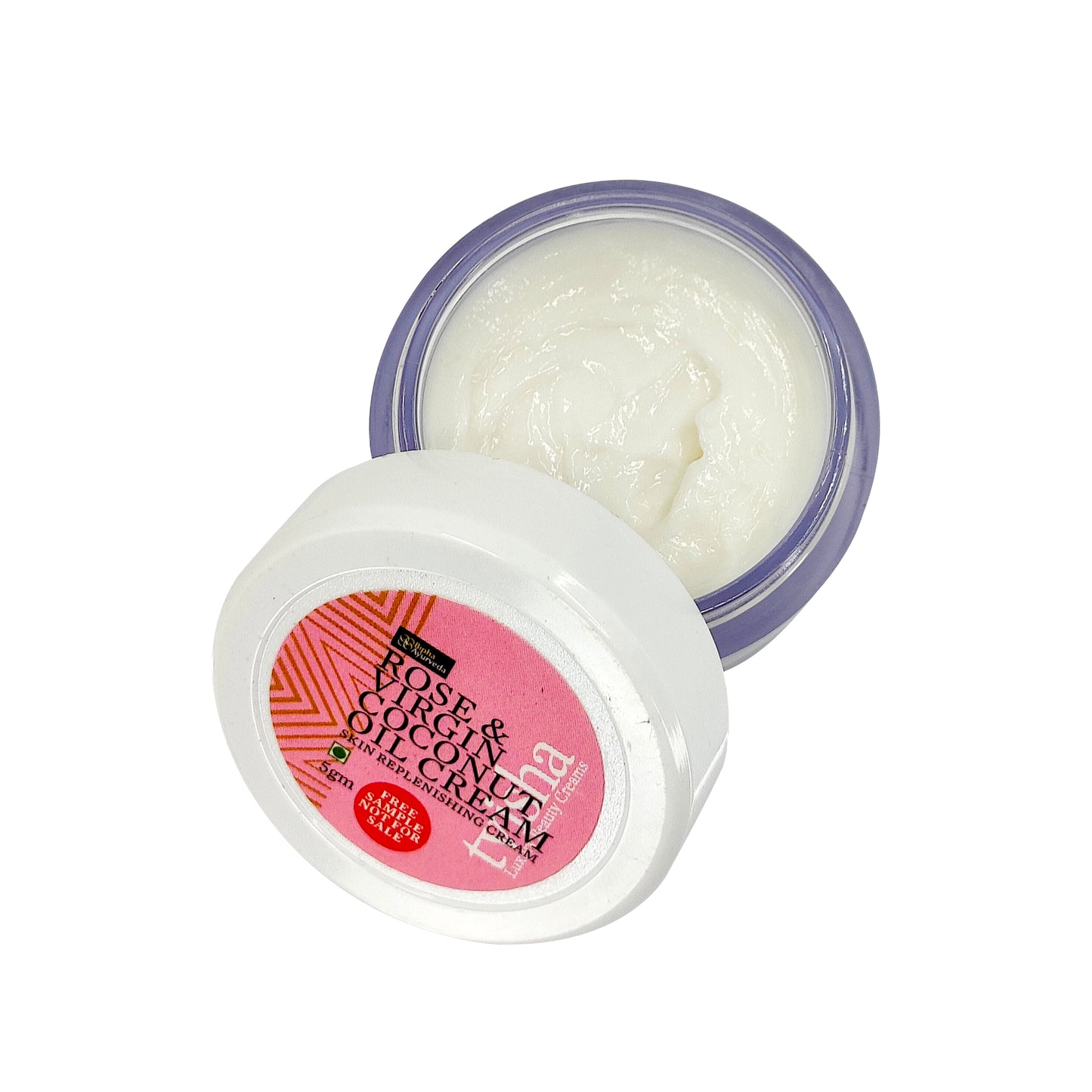 Tvisha - Rose & Virgin Coconut Oil Cream Sample 10 gm