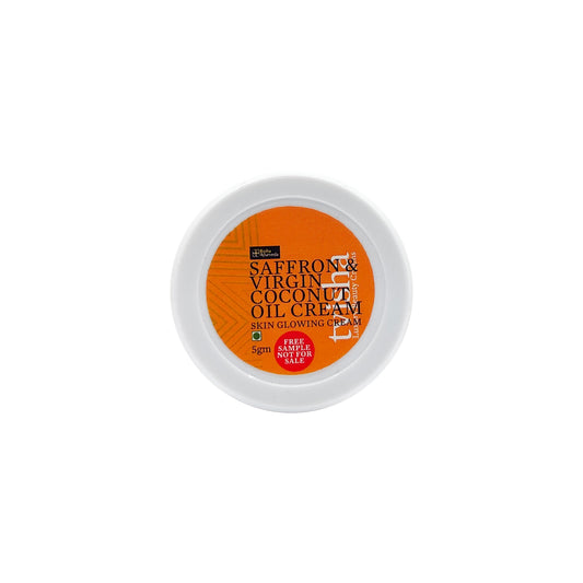 Tvisha - Saffron & Virgin Coconut Oil Cream Sample 10 gm